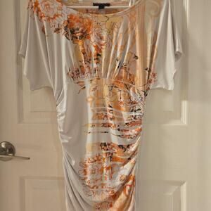 Beautiful BCX floral print tunic top